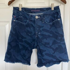 Rock & Republic Dark Blue Camouflage Shorts